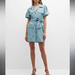 FINLEY WEATHERCLOTH  cargo cotton/poly shirt dress Sz S